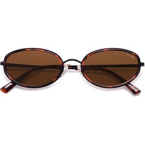 Trendy Oval Round Polarized Sunglasses for Men and Women Retro SJ1248